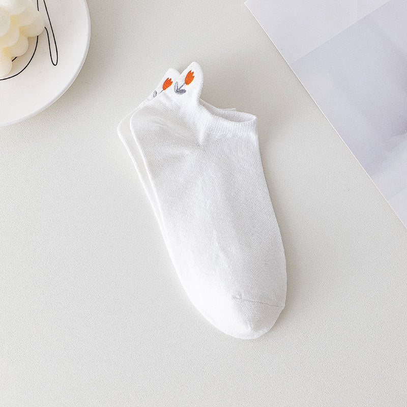 Lässige Einfarbige Socken