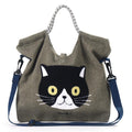 Lässige Tasche Mit Katzenmuster