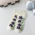 Lässige Socken Mit Blumenmuster