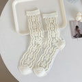 Atmungsaktive Socken Mit Blumenmuster