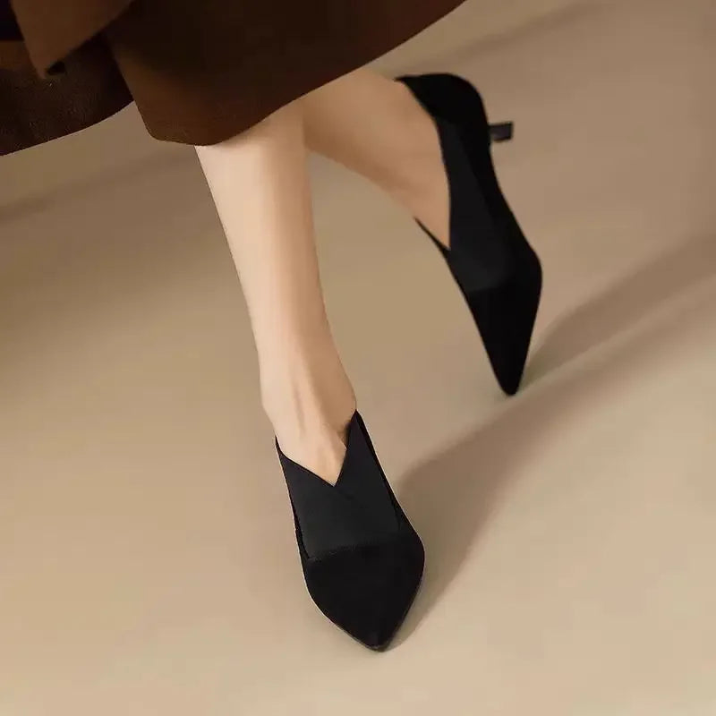 Tacchi in suede Elara