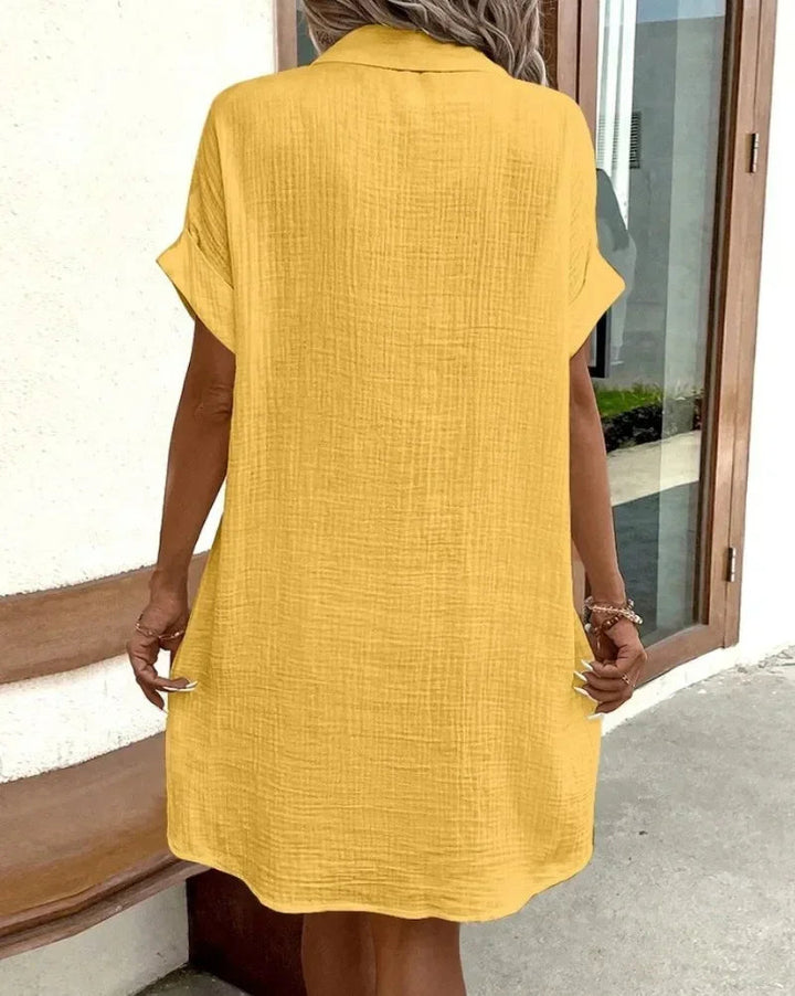 Elira | Vestido camisero ligero y natural