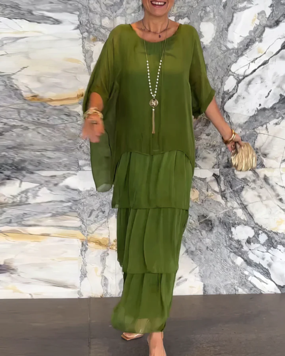 Serena | Abito maxi fluido dallo stile raffinato