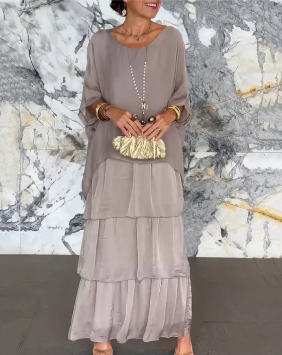 Serena | Abito maxi fluido dallo stile raffinato