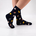 Freizeitsocken Mit Katzen-Print
