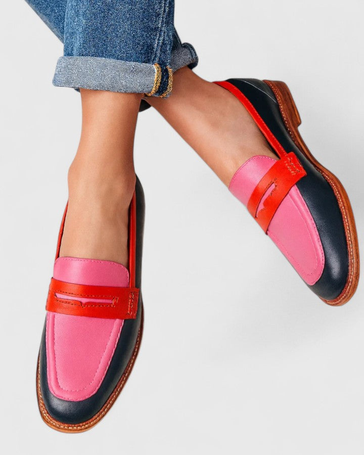 Alice™ | Mocassini Casual a Contrasto