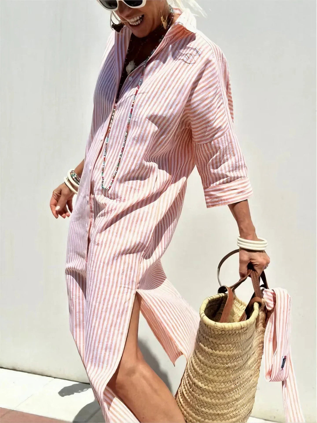 Lureza | Vestido camisero fluido y elegante