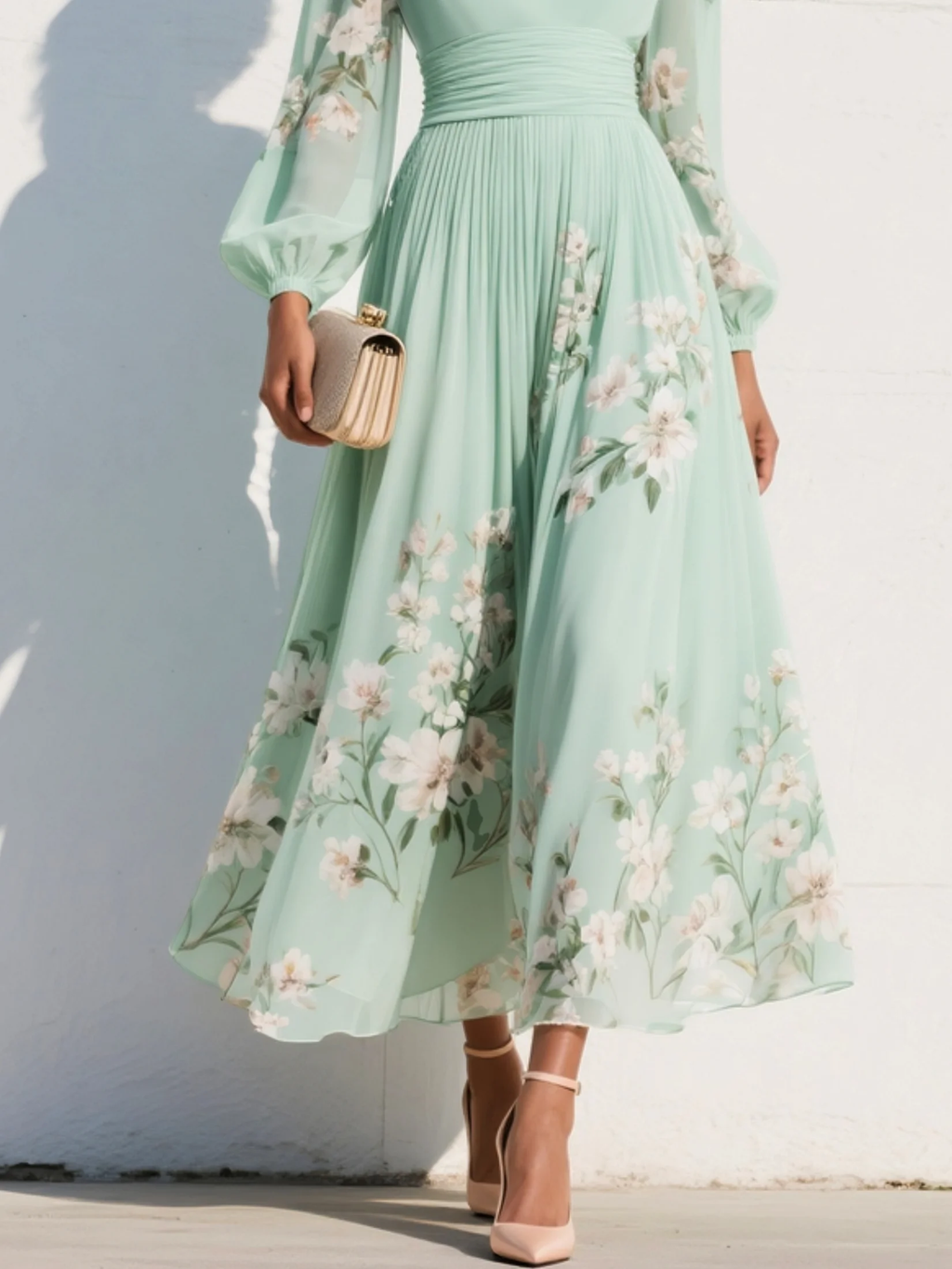 Prescela | Abito Midi Floreale