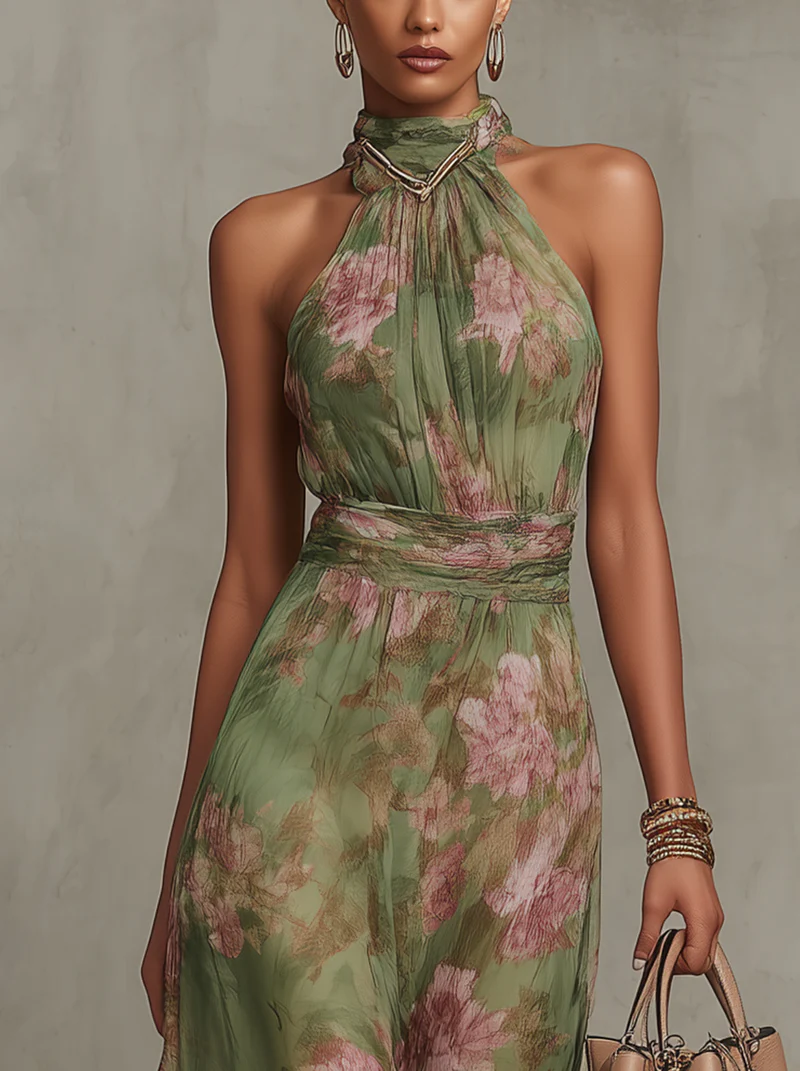Sophie | Elegante Abito Floreale Estivo