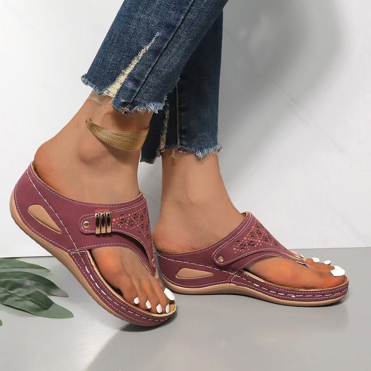Archella | Sandali con zeppa e supporto ergonomico