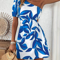 Alma | Vestido asimétrico estampado de verano