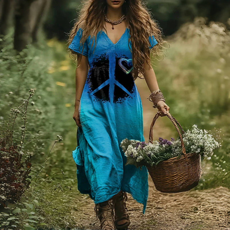 Lässiges Vintage-Kleid
