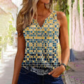 Vintage Kariertes Tanktop