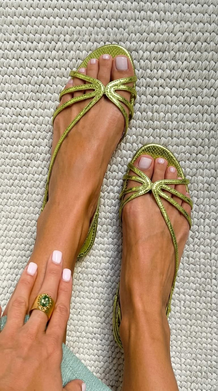 Ginevra | Sandali Dorati Eleganza Estiva