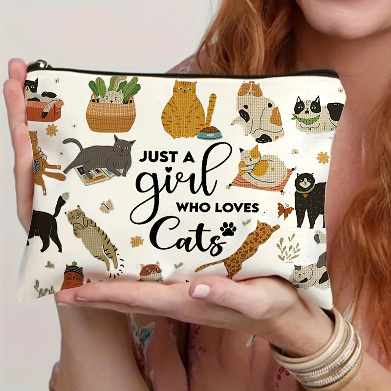 Lässige Tasche Mit Katzenmuster