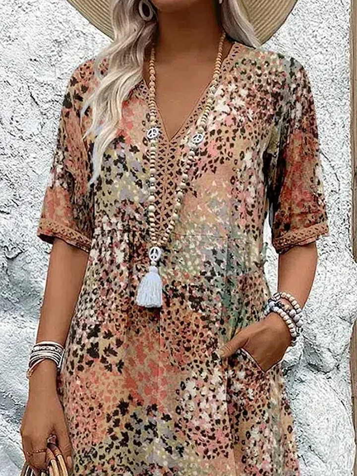 Rachel | Vestido Midi Vibrante