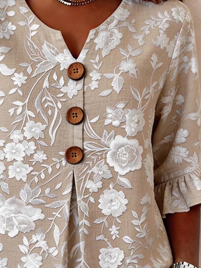 Elena | Top estampado casual