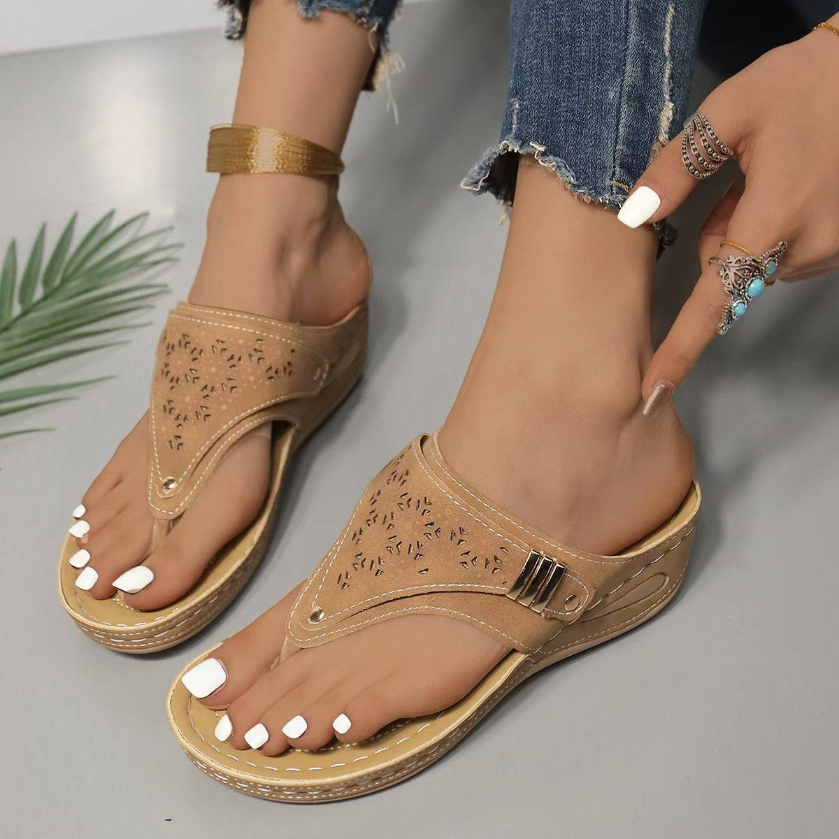 Archella | Sandali con zeppa e supporto ergonomico