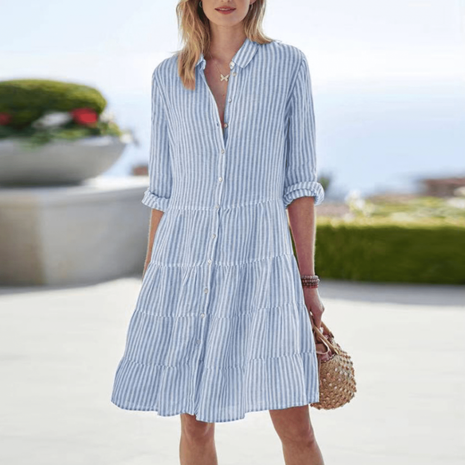 Lolita | Vestido Ligero de Rayas