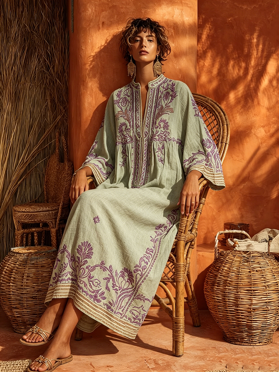 Zahara | Elegante Abito Maxi Floreale