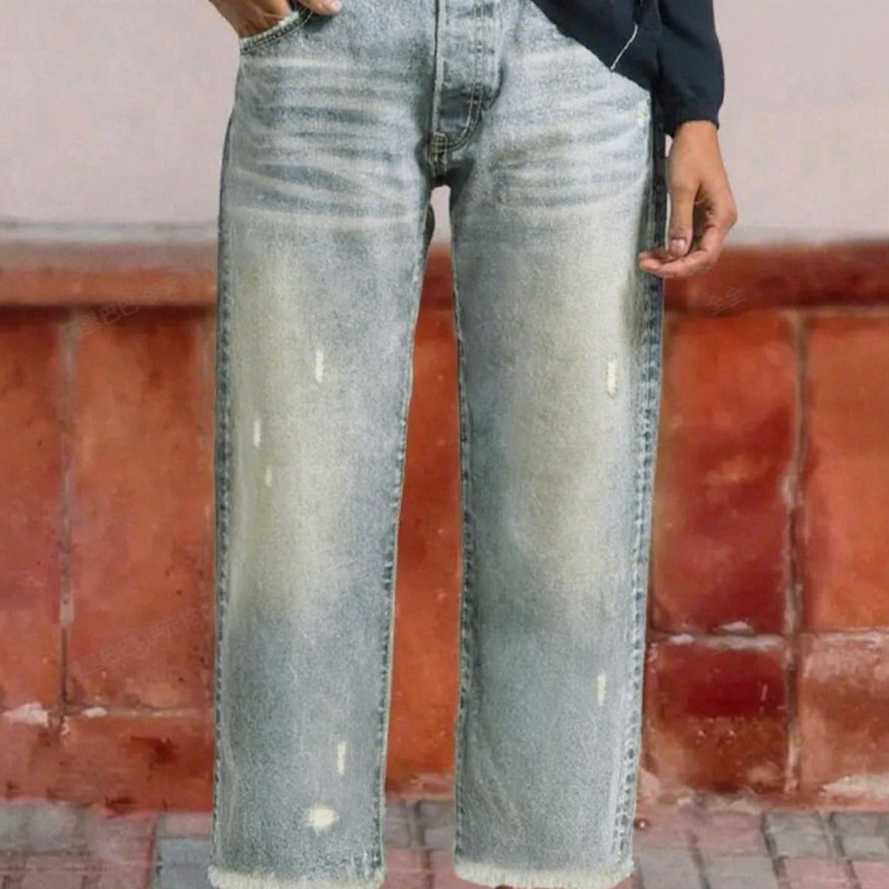 Aberjean | Jeans Retro Cropped a Gamba Dritta